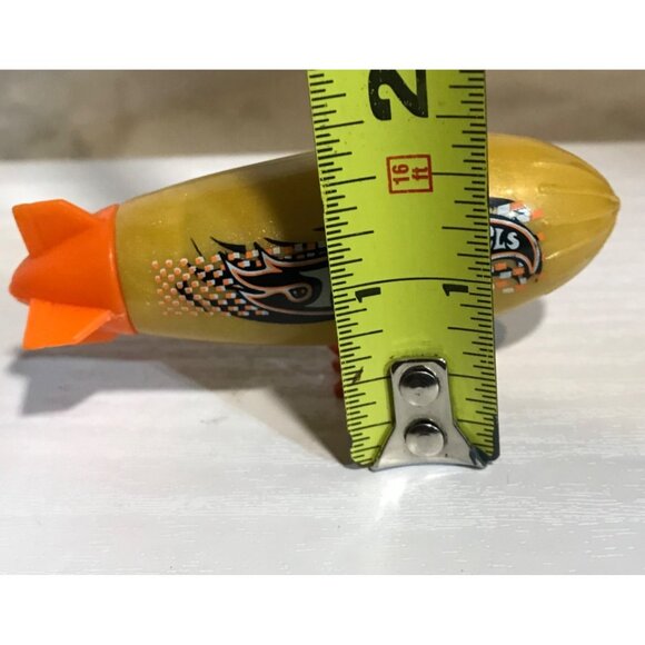 Hot Wheels Power Blimp Toy Car 1991 Gold & Orange 1:64 Scale Collectible - Picture 5 of 5